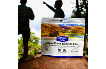 Image of Backpackers Pantry Stroganoff Sauce, Mushrooms and Beef Meal Kit, 101410