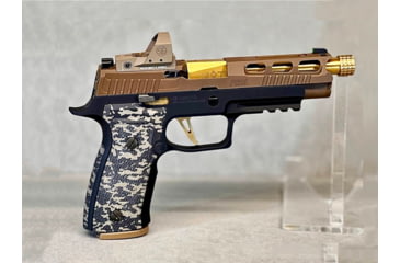 Image of Backup Tactical Sig Sauer P320 Full-Size 9 mm Threaded Barrel, 1/16 Twist Rate, 1/2x28 Thread, Flat Dark Earth, S320TB-FDE-FS