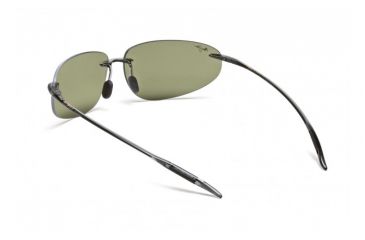 Image of Maui Jim Backyards Sunglasses w/ Smoke Grey Frame and Maui HT Lenses - HT424-11, Back View