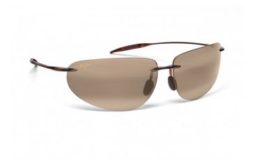 Image of Maui Jim Backyards Sunglasses w/ Rootbeer Frame and HCL Bronze Lenses - H424-26, Quarter View