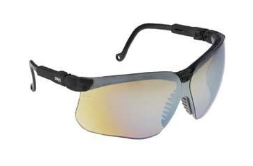 Image of Bacou-Dalloz Uvex Genesis Protective Eyewear, Bacou-Dalloz S3203 Black Frame