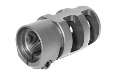Image of Badger Ordnance AR Rifles 22 Caliber 5/8x24 Thread Mini FTE Muzzle Brake, Parkerized, 5/8X24, BO24981