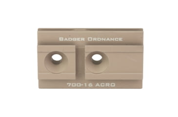 Image of Badger Ordnance C1 12 O'clock Top Optical Red Dot Sight Mount, Aimpoint Acro, Tan, 700-16