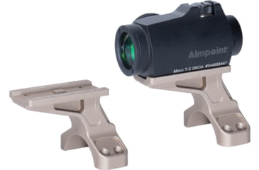 Image of Badger Ordnance Condition One 12 O'clock Top Optical Red Dot Sight Mount, 35mm, Aimpoint Micro, Tan, 700-115