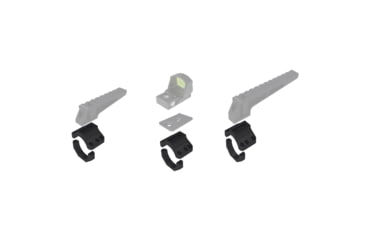 Image of Badger Ordnance Condition One Accessory Ring Cap, 34mm, Black, 700-34B