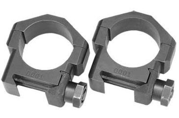 Image of Badger Ordnance Picatinny Standard Height 30MM Scope Ring, Black, BO30608