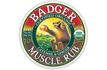 Image of Badger Ordnance  Sore Muscle Rub 2oz Tin 23152