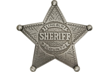 Image of Badges Of The Old West Lincoln County Sheriff Badge