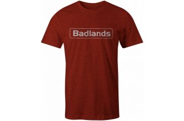 Image of Badlands Crimson Tee T-Shirt, Red, Large 21-36387