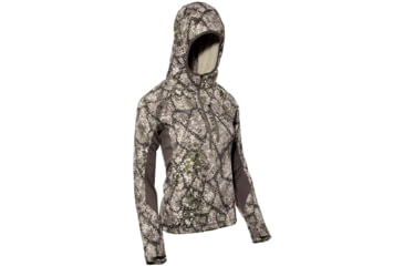 Image of Badlands Flex 1/2 Zip Hoodie - Womens, Approach, Medium, 21-41184