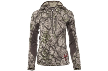 Image of Badlands Flex 1/2 Zip Hoodie - Womens, Approach, Medium, 21-41184