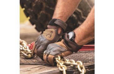 Image of Badlands Leather Shooting Gloves, Earth, Small, 21-40912