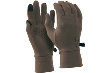 Image of Badlands Pecora Merino Glove Liner - Men's, Mud, Small, 21-42276