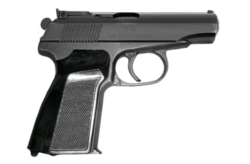 Image of Baikal IJ-70 Pistol, .380 ACP, 4in barrel, blued steel frame, black checkered plastic grip, recoil operated semi-automatic, fixed blade front, adj. target rear, 12 round magazine, BL-IJ-70-.380 ACP-4-1-FRRMPG