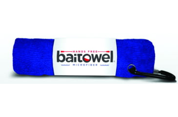 Image of Baitowel Fishing Towel w/Clip, Royal Blue, BT-ROYAL