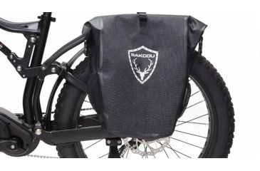 Image of Bakcou Ebike Dual Use Pannier Bags, Black, Dual Use Pannier Bags