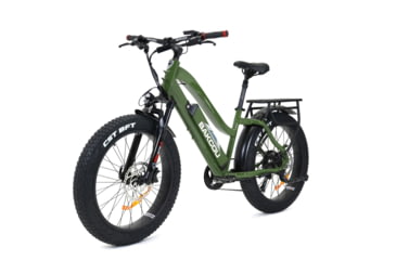 Image of Bakcou Flatlander Step-Through 24in 19.2ah eBike, Matte Army Green, 9508618366828