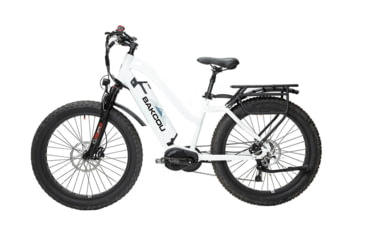 Image of Bakcou Mule Step-Through 24in 19.2ah eBike, Gloss White, 9508735729674