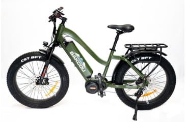 Image of Bakcou Mule Step-Through 24in 19.2ah eBike, Matte Army Green, 9501219563559