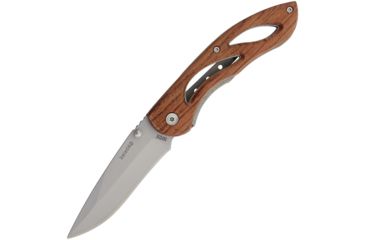 Image of Baladeo Maringa Linerlock Folding Knife,3.25in,420 Steel,Skeletonized Rosewood Handle BALECO160