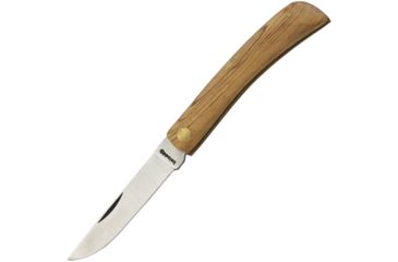 Image of Baladeo Terroir Folder Folding Knife,3.25in,Stainless Steel,Standard Edge,Brown,Olive Wood Handle BALECO152