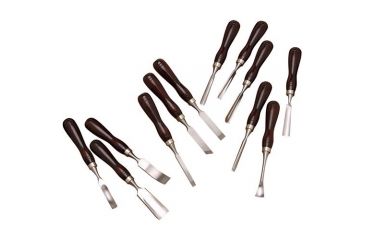 Image of Bald Eagle 12 Pc. Gunstock Carving Chisel Set BE1038