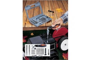 Image of Bald Eagle 61 Pc. Ratchet Screwdriver Bit and Socket Set BE1022