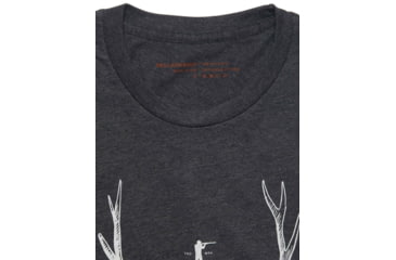 Image of Ball and Buck Elk Skull Heritage T-Shirt - Mens, Charcoal, Small, 213190401-S