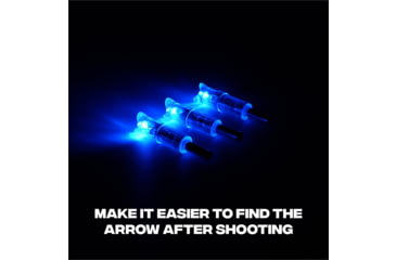 Image of Ballista 8.8 mm Crossbow Lighted Nocks - Pack of 3, Green, BAL-LN-01-G