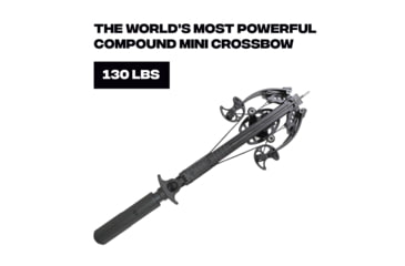 Image of Ballista BAT Crossbow w/L-Buttstock 130 lb. 330fps, Black, BAL-CB-01-LS