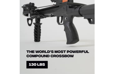 Image of Ballista BAT Crossbow w/Triangle Buttstock 130 lb. 330fps, Black, BAL-CB-01-TS