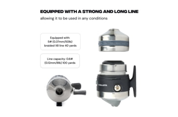 Image of Ballista BL25 Spincast Reel, 3.3x1, 1+1, Ambidextrous, BAL-RE-01