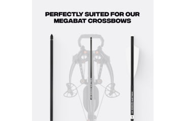 Image of Ballista Piercer 20 in 2-Vanes Crossbow Bolts, Pack of 6, BAL-BL-07