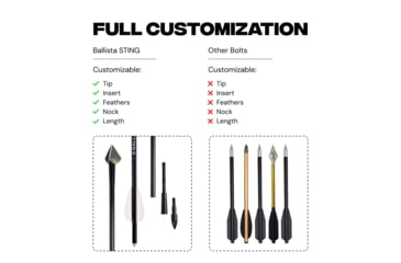 Image of Ballista STING Bolts - Pack of 6, 16in, BAL-BL-03
