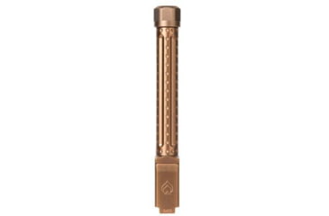 Image of Ballistic Advantage Copper Bomber Fluted Premium Glock 17 Gen 3/4 9mm Luger Threaded Pistol Barrel, 1-10 Twist, QPQ &amp; PVD, BAPSG174T2R