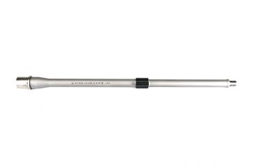 Image of Ballistic Advantage Premium Series Rifle Barrel, AR-15, .223 Wylde, 17.7 in Hanson Barrel, .750 in, Mid Length, 1/2x28, Bead Blasted, Gray, BABL223018P