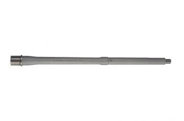 Image of Ballistic Advantage Premium Series Rifle Barrel, AR-15, .223 Wylde, 16 in Tactical Government Barrel, .750 in, Mid Length, 1/2x28, Bead Blasted, Gray, BABL223016P