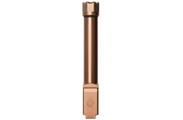 Image of Ballistic Advantage Pistol - Barrel - Threaded, Glock 19 Gen 3-5, 9mm Luger, 1-10 Twist, 1/2x28 TPI, 416R Stainless Steel, PVD, Non-Flued, Copper, BAPSG195T1R