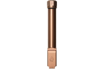 Image of Ballistic Advantage Pistol - Barrel - Threaded, Glock 19 Gen 3-5, 9mm Luger, 1-10 Twist, 1/2x28 TPI, 416R Stainless Steel, PVD, Non-Flued, Copper, BAPSG195T1R