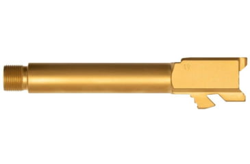 Image of Ballistic Advantage Pistol - Barrel - Threaded, Glock 19 Gen 3-5, 9mm Luger, 1-10 Twist, 1/2x28 TPI, 416R Stainless Steel, PVD, Non-Flued, Gold, BAPSG195T1G