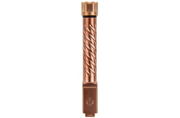 Image of Ballistic Advantage Pistol - Barrel - Threaded, Glock 19 Gen 3-5, 9mm Luger, 1-10 Twist, 1/2x28 TPI, 416R Stainless Steel, PVD, Spiral Fluting, Copper, BAPSG195T3R