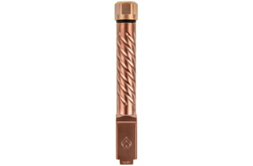 Image of Ballistic Advantage Pistol - Barrel - Threaded, Glock 19 Gen 3-5, 9mm Luger, 1-10 Twist, 1/2x28 TPI, 416R Stainless Steel, PVD, Spiral Fluting, Copper, BAPSG195T3R