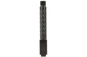 Image of Ballistic Advantage Pistol - Barrel - Threaded, Glock 19 Gen 3-5, 9mm Luger, 1-10 Twist, 1/2x28 TPI, 416R Stainless Steel, QPQ, Spiral Fluting, Black, BAPSG195T3Q