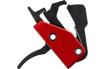 Image of Ballistic Engineering AR Core Trigger - FRT Compatible, Curved, 3.5lb, Red, ARCORECR-STR