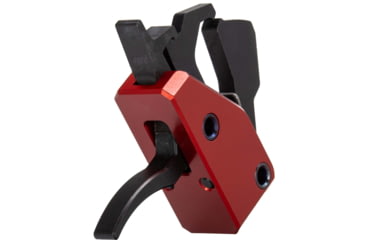 Image of Ballistic Engineering AR Core Trigger - FRT Compatible, Curved, 3.5lb, Red, ARCORECR-STR