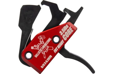 Image of Ballistic Engineering AR Core Trigger - FRT Compatible, Curved, 3.5lb, Red, ARCORECR-STR