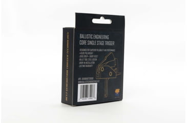 Image of Ballistic Engineering AR Core Trigger, Straight, 4lb, Black, TRAR-CORE-ST