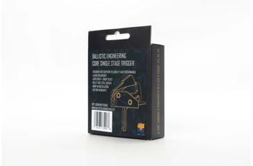 Image of Ballistic Engineering AR Core Trigger, Straight, 4lb, Black, TRAR-CORE-ST