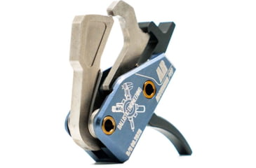 Image of Ballistic Engineering AR Accurized PRO Trigger, Curved, 2-5lb, Grey, ARACCUPROST