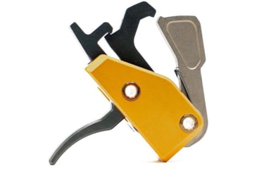 Image of Ballistic Engineering AR Accurized Trigger, Curved, 2.5-5lb, Gold, ARACCUCR